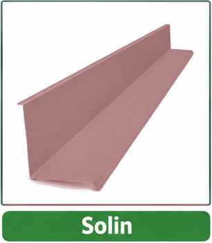 Solin en fibrociment rouge