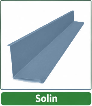 Solin en fibrociment bleu